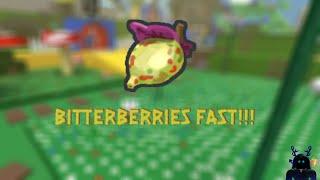 how to get Bitterberries fast in bee swarm simulator!!!