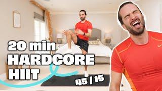 NEW!! 20 Moves in 20 Minutes |  HARDCORE Workout | Full Body No Equipment | The Body Coach TV