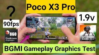 Poco X3 Pro BGMI 90fps After Update Snapdragon 860 Support Test #pocox3pro #bgmi #90fps