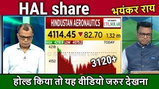 HAL share latest news today Anuj Singhal,hal share analysis,target tomorrow,hal share news,