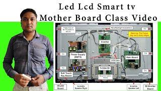 Led Lcd Smart Tv Mother board Repairing Classes | Learn Led tv repairing course