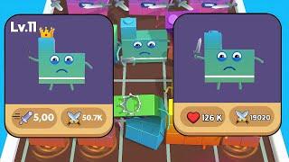 Merge Number Cube: Fam Run VS  Number Cube War: Merge Idle Level 14 new update