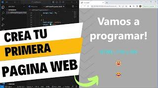 Cómo crear una página web con HTML, CSS y JavaScript desde cero?