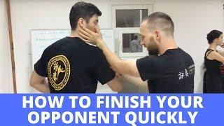 Wing Chun Techniques - How To FINISH Your Opponent Quickly