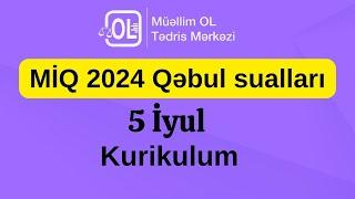 MİQ QƏBUL SUALLARI_HƏSƏNOVA ŞƏHANƏ