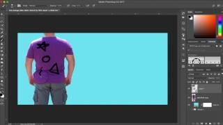 How To Design Mockups On Clothing Using Photoshop - How To Add Patterns To Clothing In Photoshop