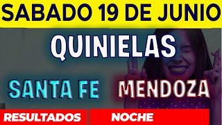 Resultados Quinielas Nocturna de Santa Fe y Mendoza, Sábado 19 de Junio