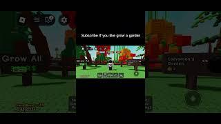 Grow a garden #growagarden #gaming #shorts