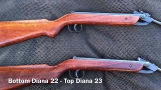 Restored Diana 22 and 23.