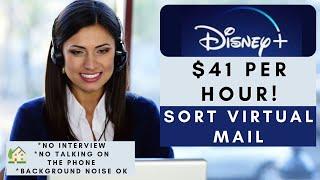 Disney is Hiring Remote! $41 Per Hour No Interview No Phone Remote Work From Home Jobs 2024