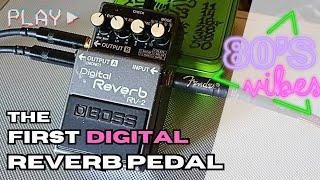 Boss RV-2 the world's first digital reverb pedal, an 80s classic