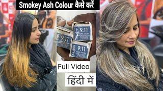 Loreal 9.11 Cool Cover Ash Colour /Deep ऐश कलर कैसे करे withprilightning/ SalimHairstylist