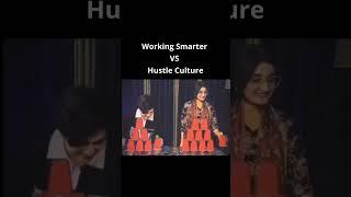 The difference between hustle culture and mindful productivity explained in 17 seconds