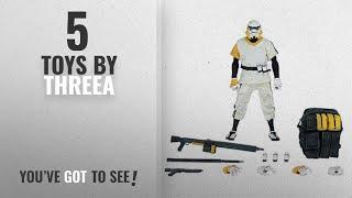 Top 10 Threea Toys [2018]: Three A Lonely Trooper TK Sergeant (White Version) 1:12 Scale Action