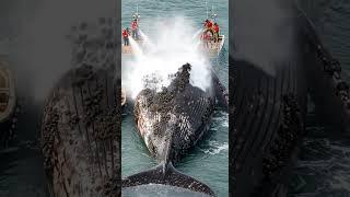 whale cleaning #finwhale #wildlife #fishing #fishshark #calmwhale