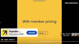 Advertisement Archive YT: Expedia August 2023 YouTube Ad (likely years old). (March 1, 2025)