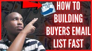 [PROVEN FORMULA] - How To Build Buyers Email List For Affiliate Marketing 2022 | Email Marketing