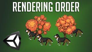 Control Sprite Rendering Order (Which 2D Objects Show in Front) | Unity 2018 Tutorial