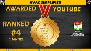 HVAC SIMPLIFIED AWARDED AS TOP 4 HVAC YOUTUBE CHANNEL