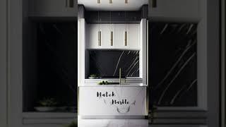 MixNMatch#stonedesign #techdesign #kitcheninterior  Pair marble with metallic accents like gold