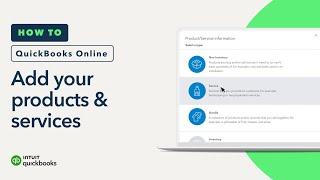 How to add your products & services to QuickBooks Online