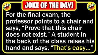  BEST JOKE OF THE DAY! - The students are seated for their final exam when... | Funny Jokes