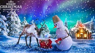 Beautiful Snowy Christmas Ambience  Instrumental Christmas Music Beautiful Christmas Atmosphere