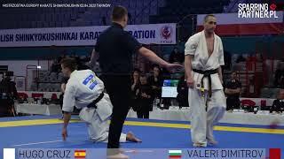 Hugo Cruz vs Valeri Dimitrov Men 75-85Kg European Karate Shinkyokushin Championship Tarnów 2022