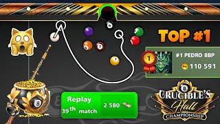 8 BALL POOL RANK #1 IN CRUCIBLE HALL CHAMPIONSHIP!  - Pedro 8BP