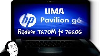 Как и почему перевёл ноутбук в UMA режим. Ремонт HP Pavilion g6 2026sr