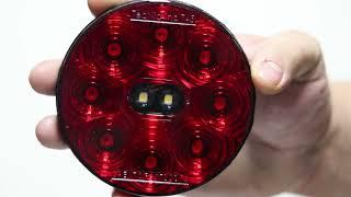 How To Wire Trailer Tail Light with Reverse (TecNiq T45 4" Round Grommet Mount LED Light)