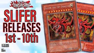  YuGiOh! Slifer The Sky Dragon RELEASES 1-10! BREAKDOWN (HISTORY, RARITIES, PICTURES) G4 GBI VJMP