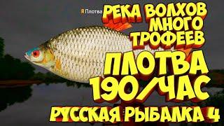 русская рыбалка 4 - Плотва река Волхов - рр4 фарм Алексей Майоров russian fishing 4