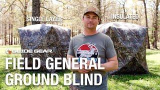 Guide Gear Updated Field General 4-Star Ground Blind | Insulted and Uninsulated