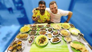 SUPER SPICY Indian MUTTON Feast at Thambi Vilas + Mud Koffee | Chennai, India
