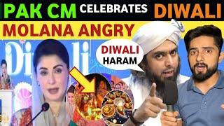 PAK CM DIWALI CELEBRATION VIRAL VIDEO, MOLANA ANGRY REACTION ON DIWALI, REAL ENTERTAINMENT TV SOHAIB