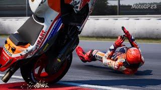 MotoGP23 - Big Crashes #3 (4K60FPS) (PS5)