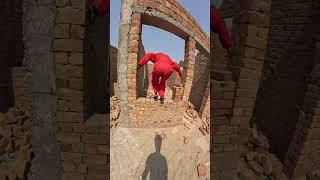 Rooftop parkour pov#rooftop #parkour #moneyheist #shortslife #parkourlife