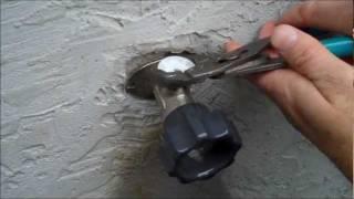 Mansfield Style Hydrant Repair Video - Leaking from Vacuum Breaker