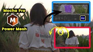 || After effect Mocha pro  Power Mesh || Tutorial in Hindi ||  #aftereffects #editing #tutorial