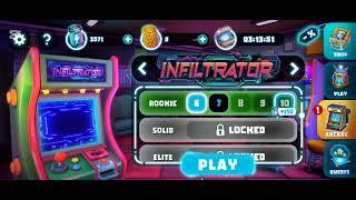 Tiny Robots: Portable Escape - Arcade Infiltrator Rookie Level 6 - Level 10 Walkthrough