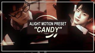 "CANDY" tiktok trend edit preset - alight motion