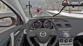 Mazda 3 MPS 2010 [ POV DRIVE | City Car Driving | Snow Driving | Logitech g29