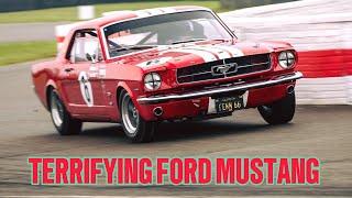 FORD MUSTANG TRIES TO KILL ME! Goodwood test day in the damp. Talking you through a lap.