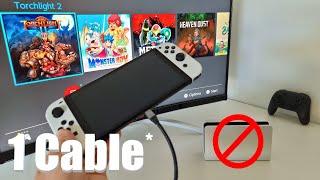 Just 1 Cable to Connect Your Switch to any Display - USB C to 4K60Hz HDMI Adapter Nintendo Switch