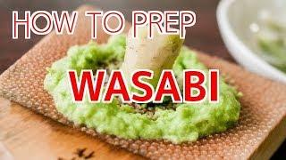 How to Prep Wasabi【Sushi Chef Eye View】