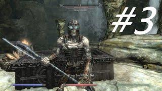 Lets Play Skyrim Part 3: Bleak Falls Barrow Walkthrough