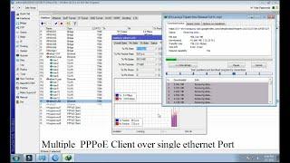 Multiple  PPPoE Client over single ethernet Port with totally Mac Address Change Urdu/Hindi