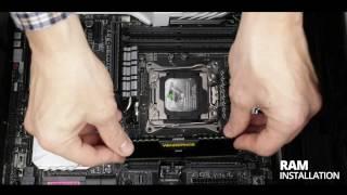 Ram installation on a X99, quad channel, motherboard (Crazy CPU Machine 4/10)