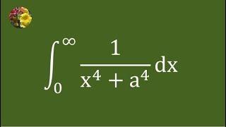 2nd method to evaluate the improper integral using beta function and Euler's reflection formula